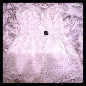 White Lace Romper